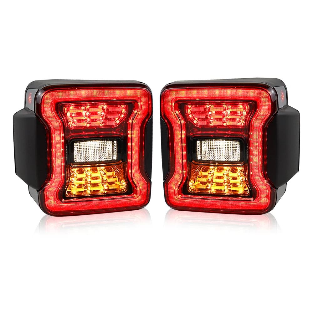 2x LED Tail Lights for Jeep Wrangler JK (2007–2017)