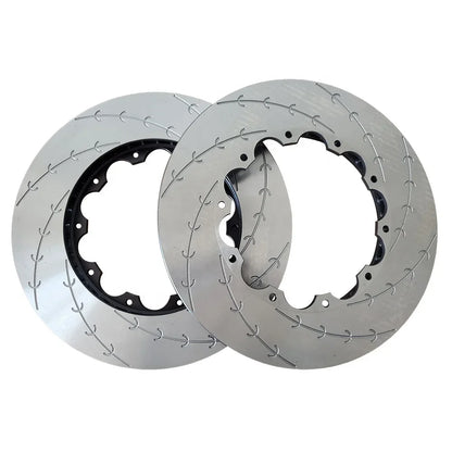380mm / 390mm Customized Sports Car Slotted Safety Brake Discs