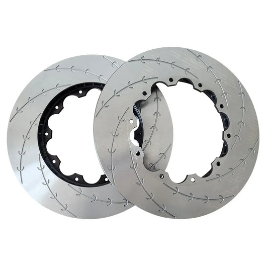 380mm / 390mm Customized Sports Car Slotted Safety Brake Discs