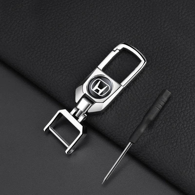Honda Car Metal Keychain