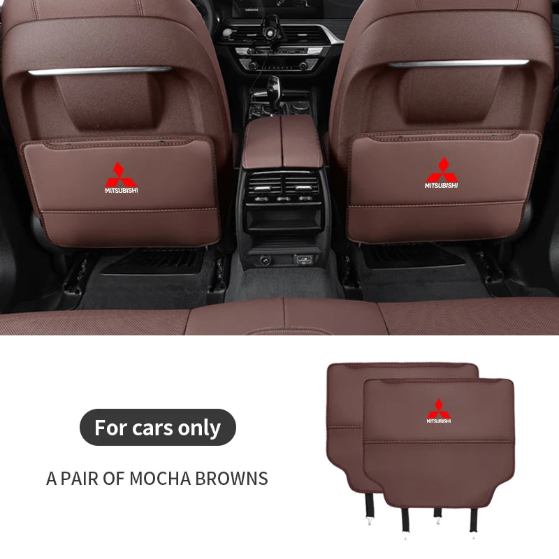 Car Seat Back Protector with Storage