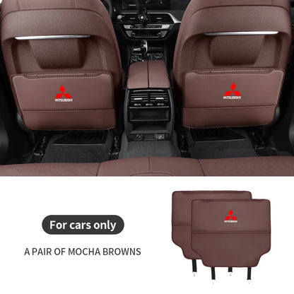 Car Seat Back Protector with Storage