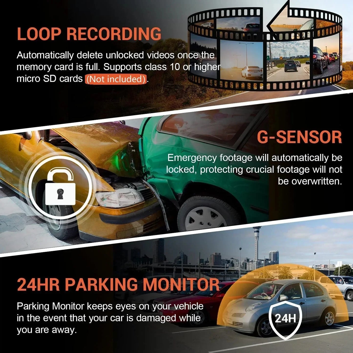 WIFI Dual camera Dash Cam