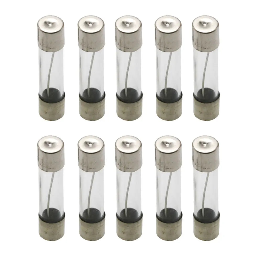 10PCS / 100PCS Fast Blow Glass Tube Fuses
