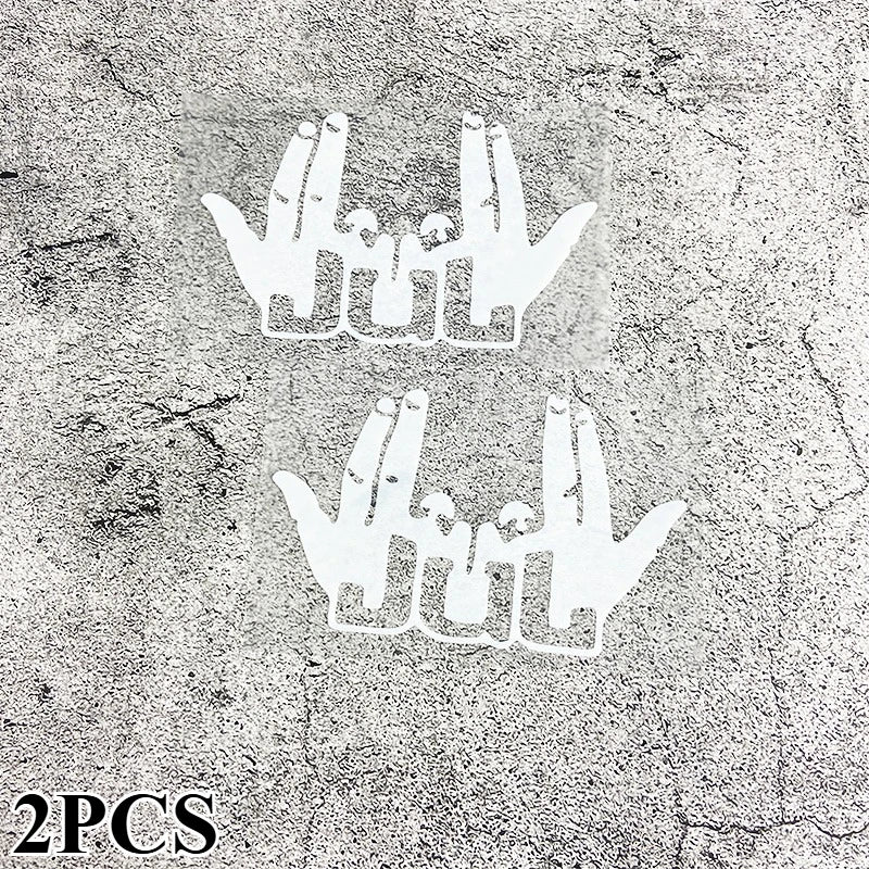 2PCS Funny JUL Finger Scooter Stickers – Waterproof Vinyl Decals