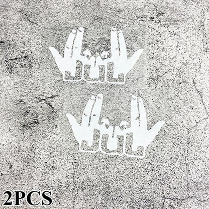2PCS Funny JUL Finger Scooter Stickers – Waterproof Vinyl Decals