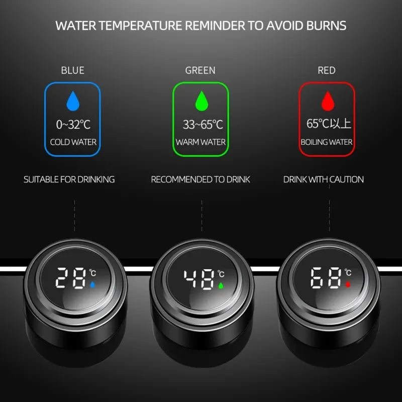 Car 500ml Intelligent Temperature Display Insulating Cup