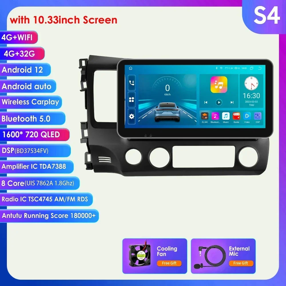 Autoradio 2Din Android 13 Car Radio