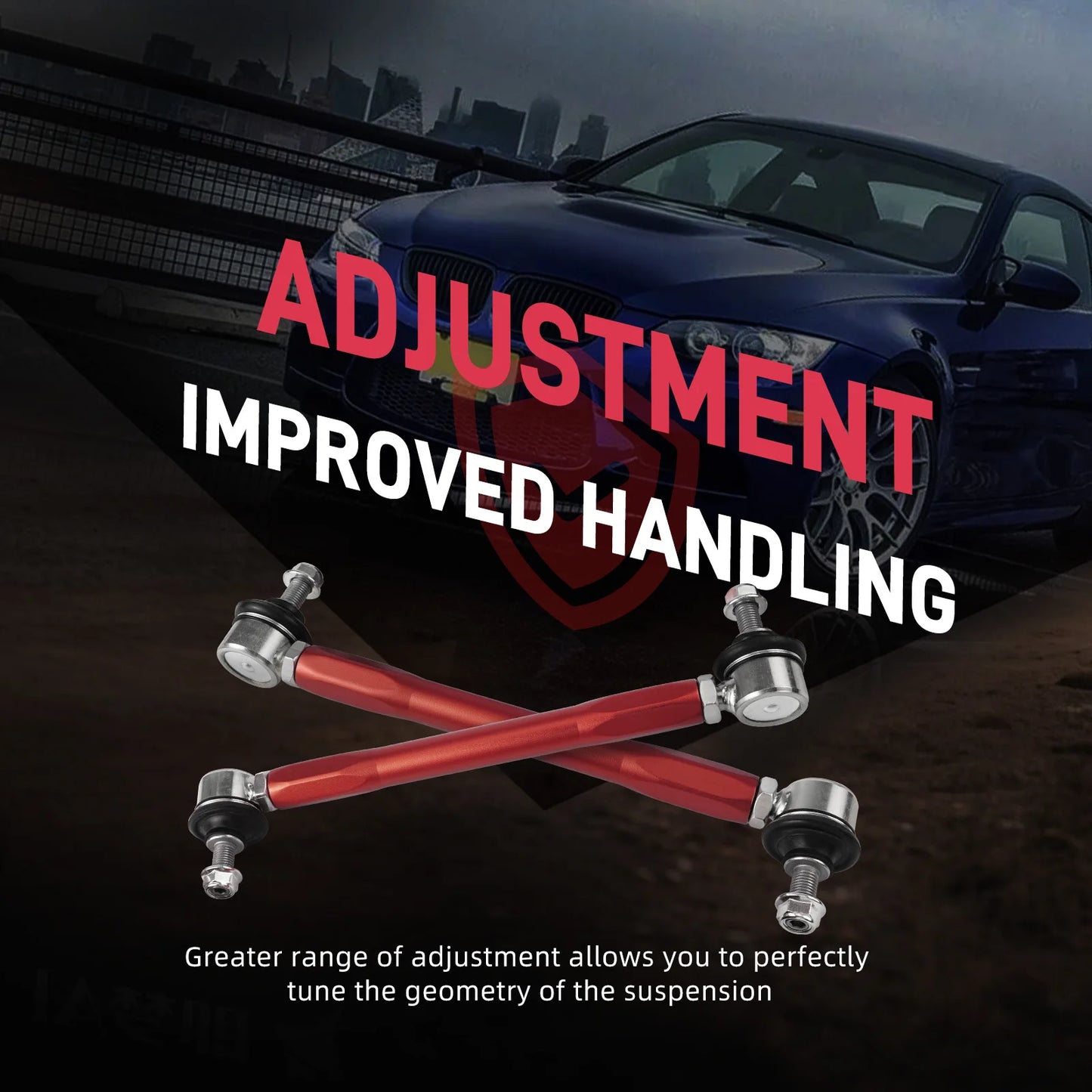 Adjustable Front Sway Bar End Link Kit