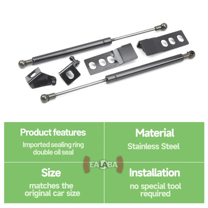 2pcs Front Bonnet Hood Lift Support Struts for Toyota RAV4 XA50 (2019–2024)