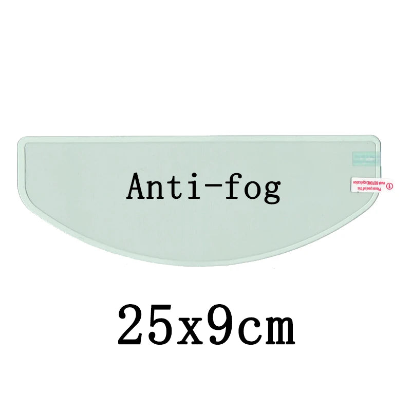 2PCS Motorcycle Helmet Rainproof Anti-Fog Nano Film – Full Face Helmet Compatible