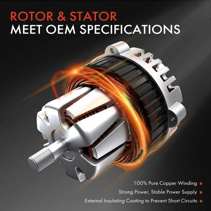 New Alternator for Toyota Camry (1997–1999) & Solara (1999) – V6 3.0L, 90A 12V