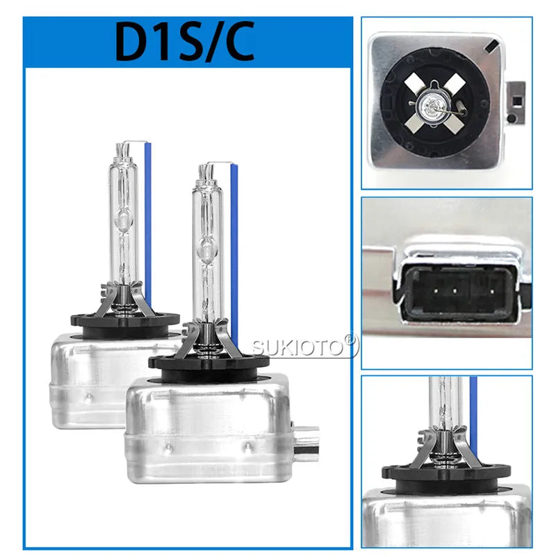 2PCS SUKIOTO GENUINE D3S D1S Xenon Bulbs 35W Car Lamps