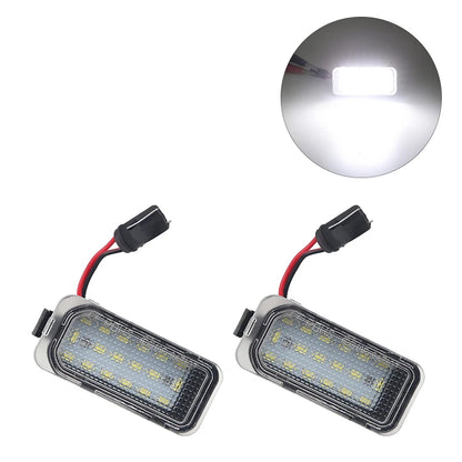 LED License Plate Lights – White LED Lamps for Ford Fiesta JA8, Focus DA3 5D & Jaguar