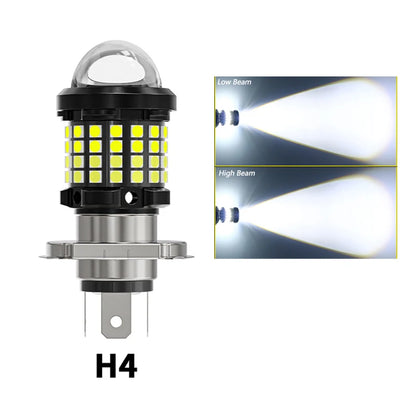 H4 LED Motorcycle Headlight Bulbs 12V 10000LM