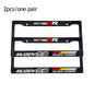 1 Pair(2pcs) JDM Racing Style License Plate Frame