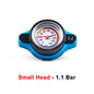 Small & Big Head Radiator Thermostat Cap – Water Tank Cover with Temperature Gauge, 0.9BAR / 1.1BAR / 1.3BAR
