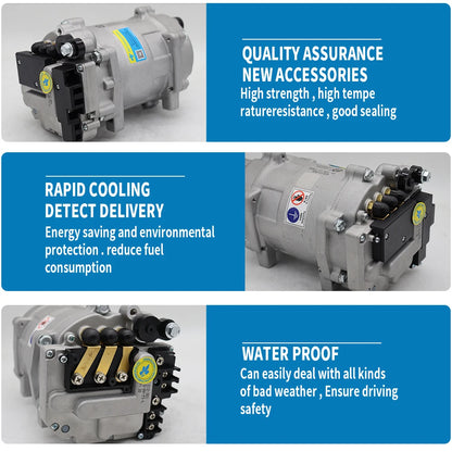 FMM Electric Universal A/C Compressor for Trucks, Small Cars, and Motor Homes