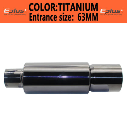 Car exhaust pipe muffler
