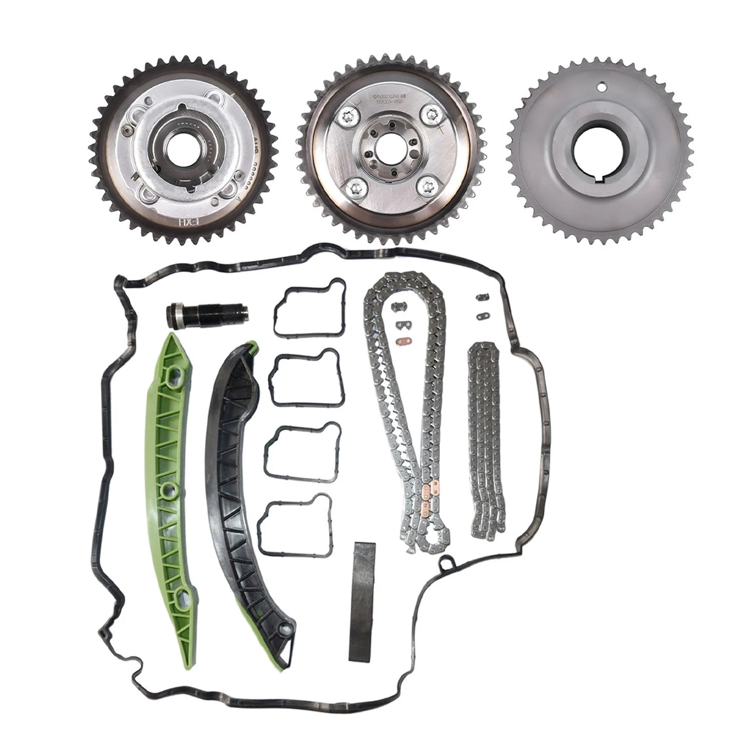 Timing Chain Kit + Camshaft VVT Gears for Mercedes-Benz