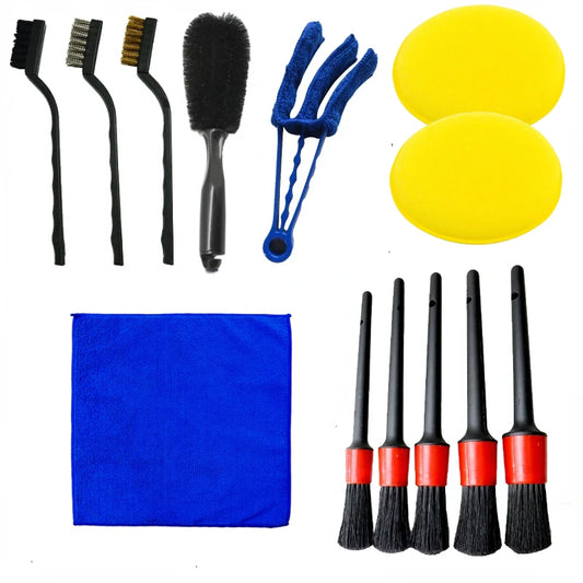 13Pcs Car Detailing Brush Set