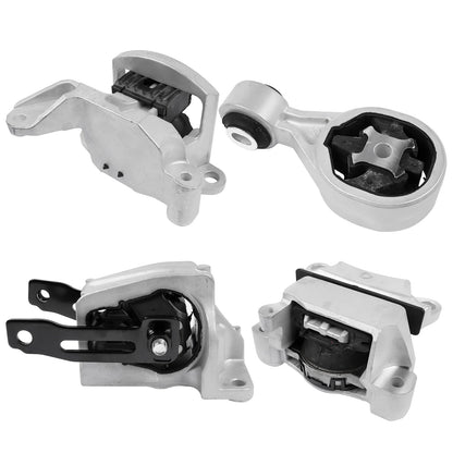 4Pcs Engine Motor & Torque Strut & Transmission Mounts Set
