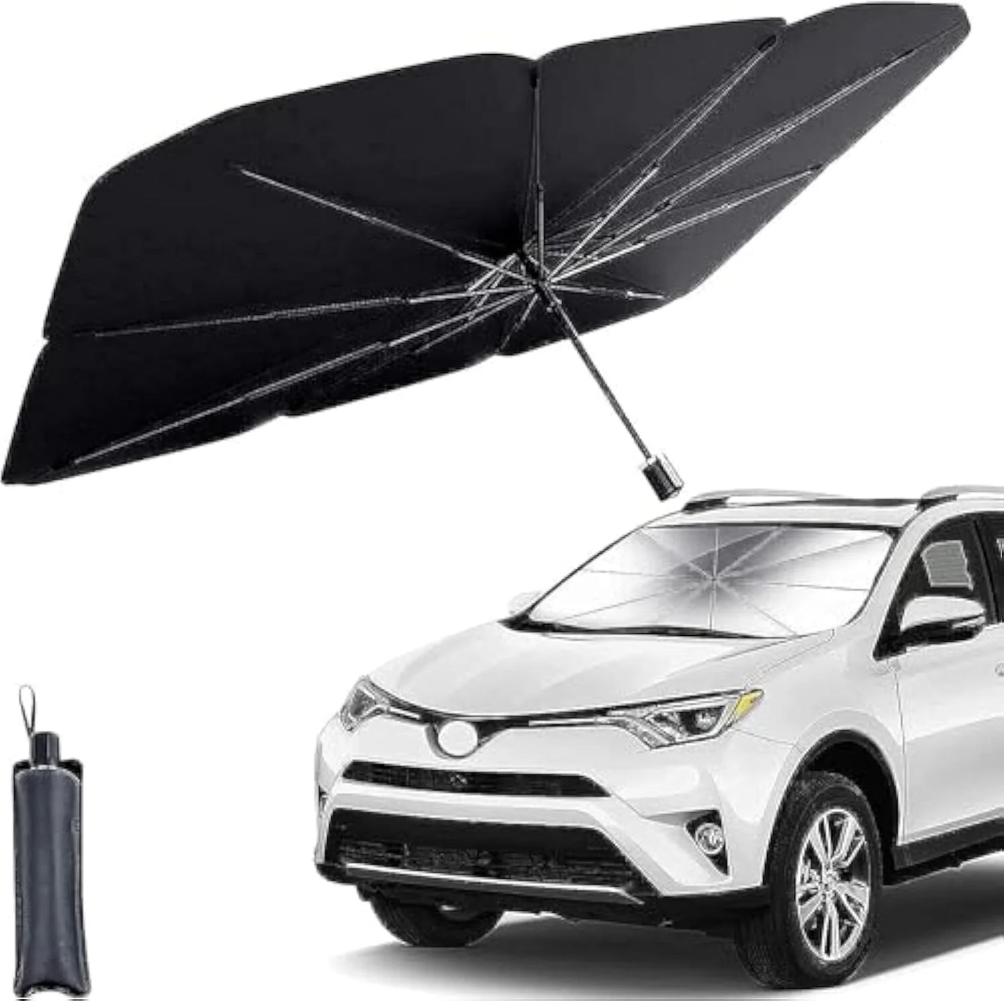 Car Sunshade Umbrella – Windshield Protection Against Sun & Heat