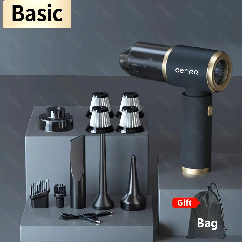 Wireless Mini Car Vacuum Cleaner