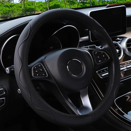 leather wheel cover