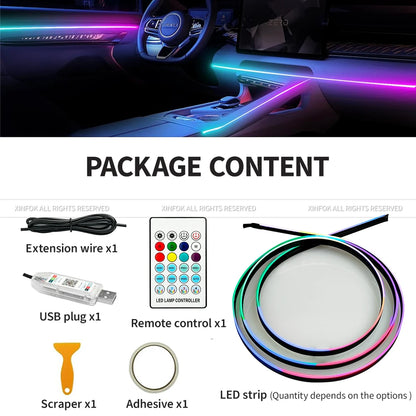 Universal Car Ambient Lights LED Interior