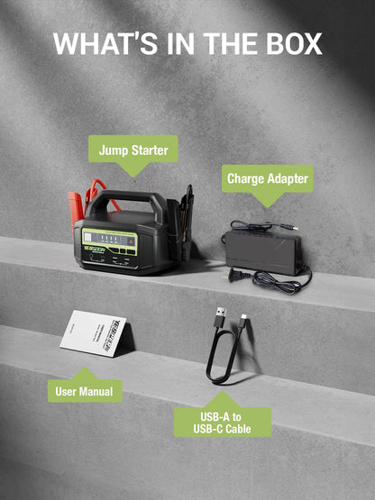 24V 6000A Peak Jump Starter for Cars and Trucks