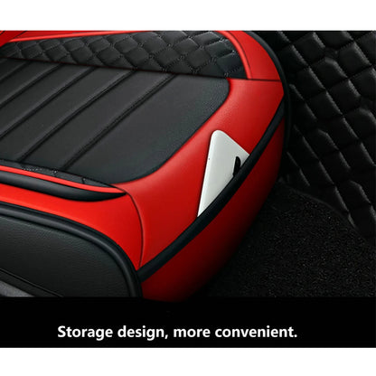Elegant Universal Faux Leather Car Seat Cover by Tand – Easy-Clean, Comfort Design, Fits Most Major Car Models