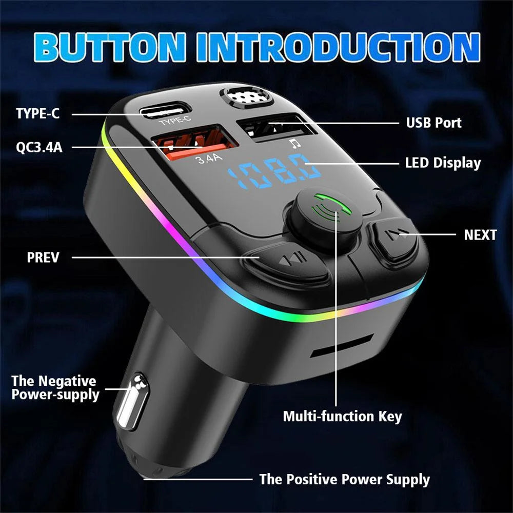 Bluetooth Car FM Transmitter