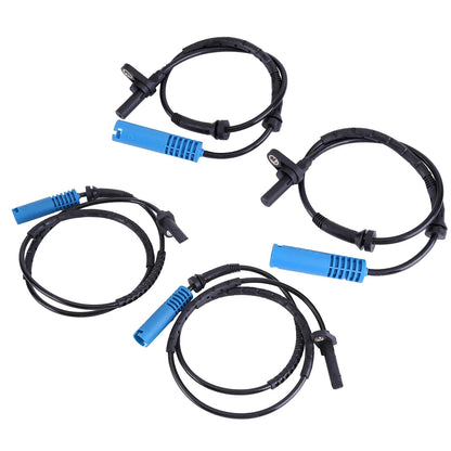 4Pcs ABS Wheel Speed Sensor – Compatible with BMW E90/E91 325xi, 328xi, 335i xDrive