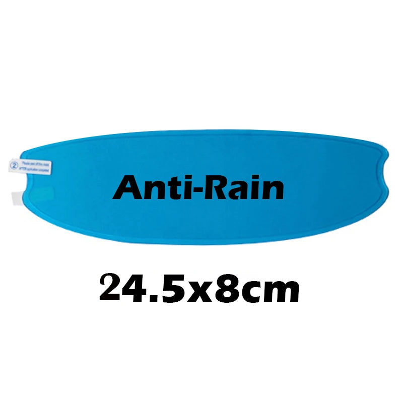 2PCS Motorcycle Helmet Rainproof Anti-Fog Nano Film – Full Face Helmet Compatible