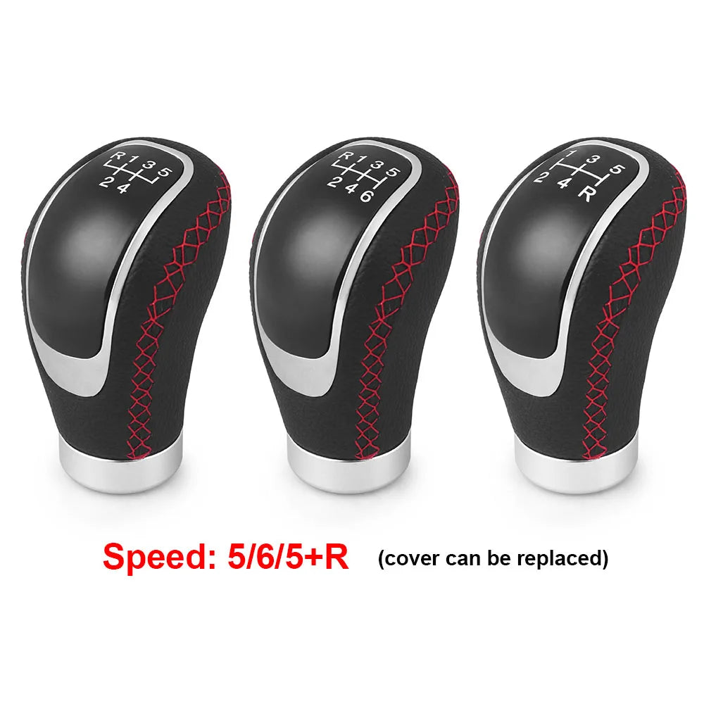 Leather Manual Car Gear Shift Knob