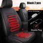1/2pcs Winter Heated Car Seat Cover 12V Heating Warmer Cushion