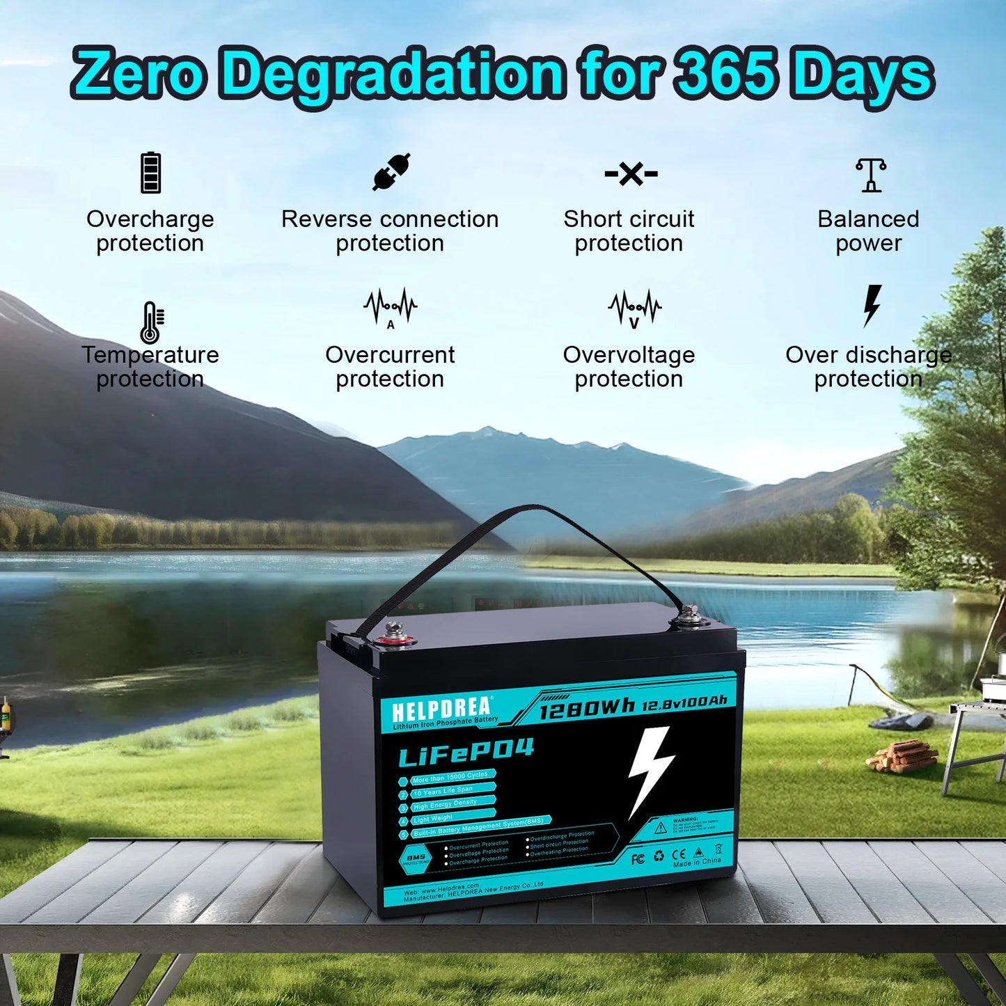 LiFePO4 Rechargeable Battery – Reliable Long-Lasting Power