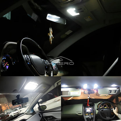 2PCS White LED Festoon Dome Light Bulbs