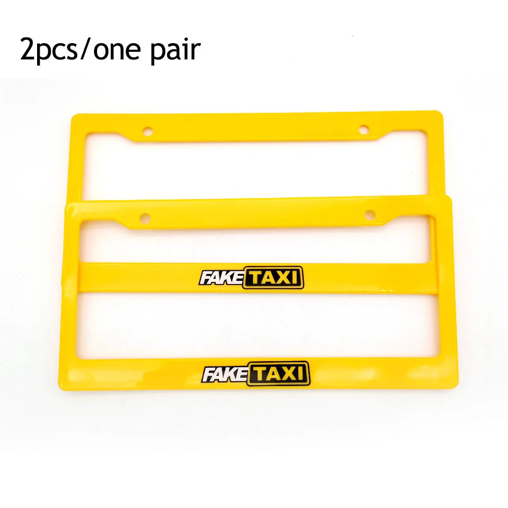 1 Pair(2pcs) JDM Racing Style License Plate Frame