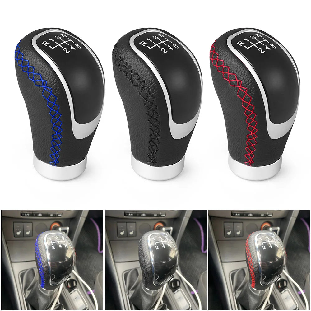 Leather Manual Car Gear Shift Knob