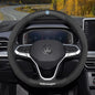 Carbon fiber Leather Car Steering Wheel Cover