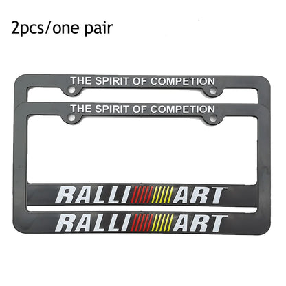 1 Pair(2pcs) JDM Racing Style License Plate Frame