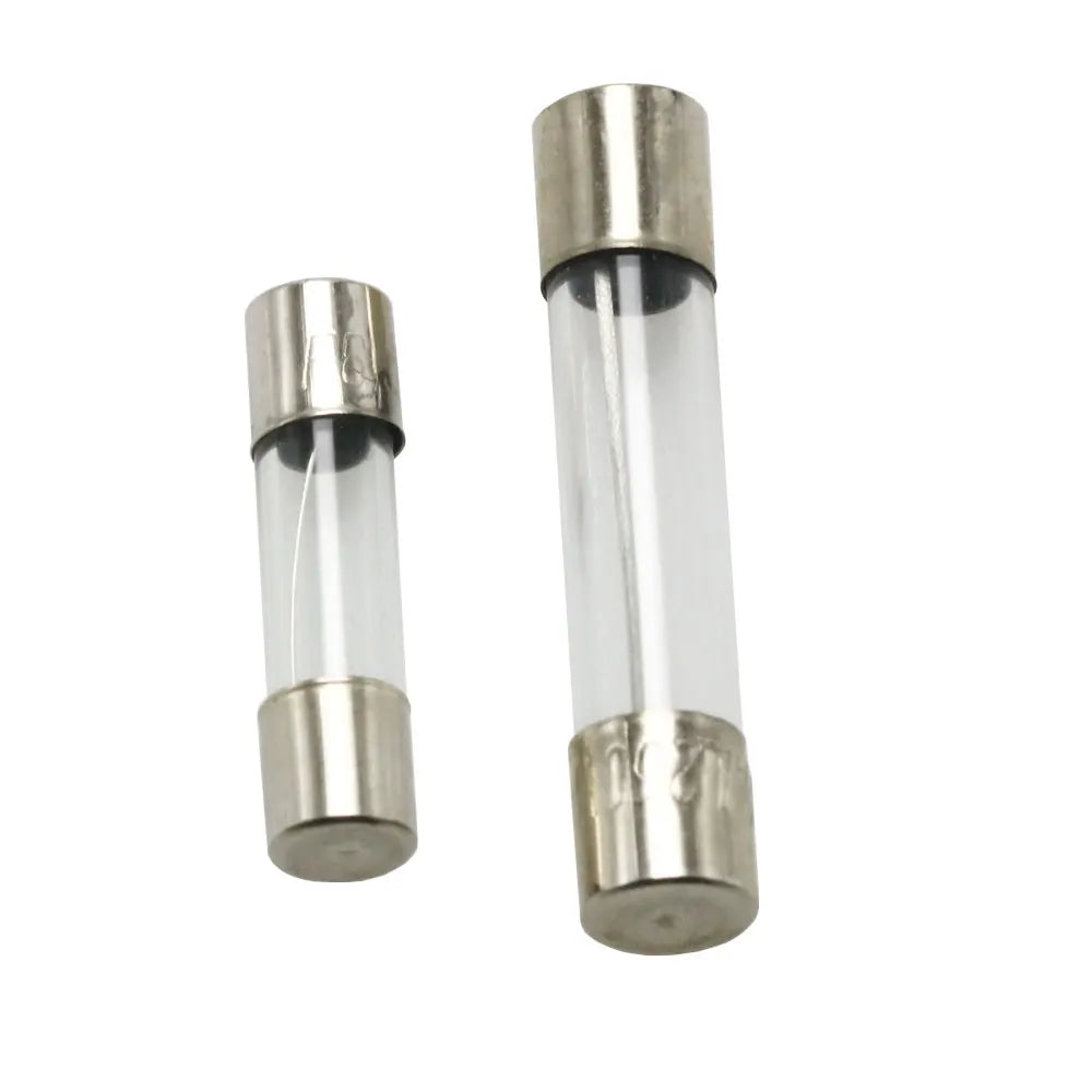 10PCS / 100PCS Fast Blow Glass Tube Fuses