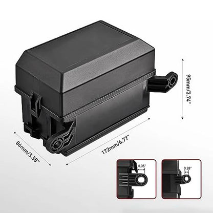 12V 6-Slot Relay and Fuse Box – Waterproof Universal Kit