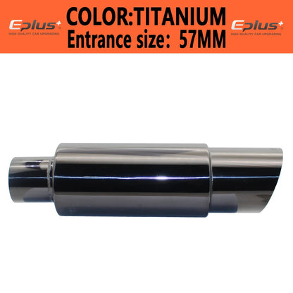 Car exhaust pipe muffler