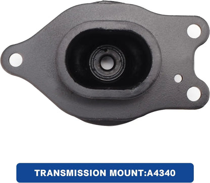 Engine Motor Transmission Mount Kit For Nissan Altima 2007-2015 L4 2.5L Auto CVT