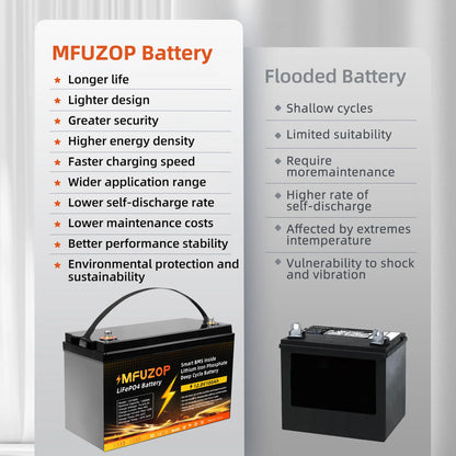 Lithium 12V 100Ah Rechargeable Battery – High-Capacity, Long-Lasting Power