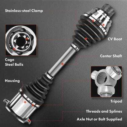 Rear Driver Left CV Axle Assembly for BMW