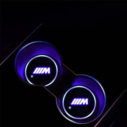 LED Luminous Car Water Cup Holder Coaster
